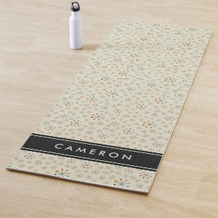 Jouw naam toevoegen   atoomgeïnspireerd midden-eeu yogamat