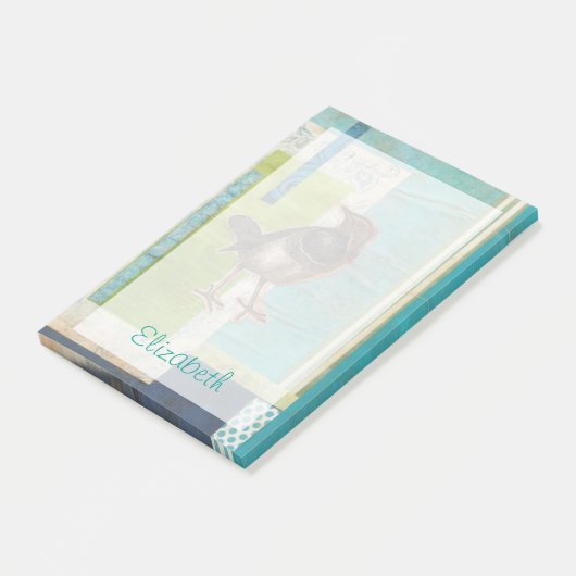 Jouw naam toevoegen | Aviaans scrapbook I Post-it® Notes (Schuin)