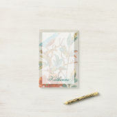 Jouw naam toevoegen | Aviaire collage I Post-it® Notes (Op bureau)