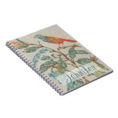 Jouw naam toevoegen | Aviary Collage II Notitieboek (Rechterzijde)