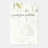 Jouw naam toevoegen | Batik Leaves Post-it® Notes (Voorkant)