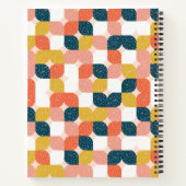 Jouw naam toevoegen | Bauhaus Retro Geometric Patt Notitieboek (Achterkant)