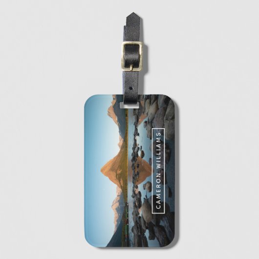 Jouw naam toevoegen | Bergmeer Bagagelabel (Voorkant (verticaal))