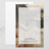 Jouw naam toevoegen | Bergzeeën Briefpapier (Voorkant / Achterkant)