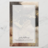 Jouw naam toevoegen | Bergzeeën Briefpapier (Voorkant)