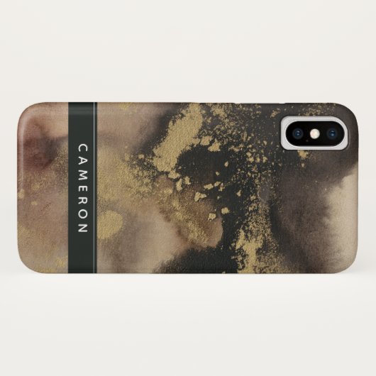 Jouw naam toevoegen | Bergzeeën Case-Mate iPhone Case (Achterkant (horizontaal))