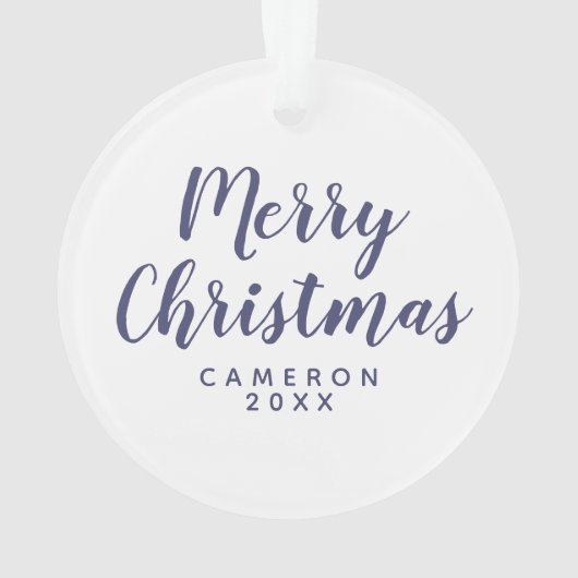 Jouw naam toevoegen | Beste leraar ooit Ornament (achterkant)