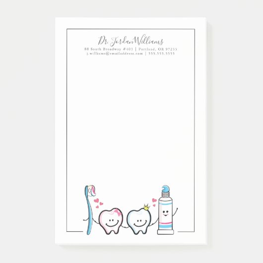 Jouw naam toevoegen | Beste vrienden Post-it® Notes (Voorkant)