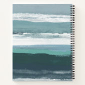 Jouw naam toevoegen | BLAUWGROEN ZEE Notitieboek (Achterkant)