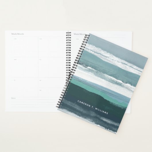 Jouw naam toevoegen | BLAUWGROEN ZEE Planner (Display)