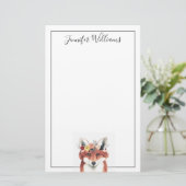 Jouw naam toevoegen | Bloemkwekerijbossen Briefpapier (Staand voorkant)