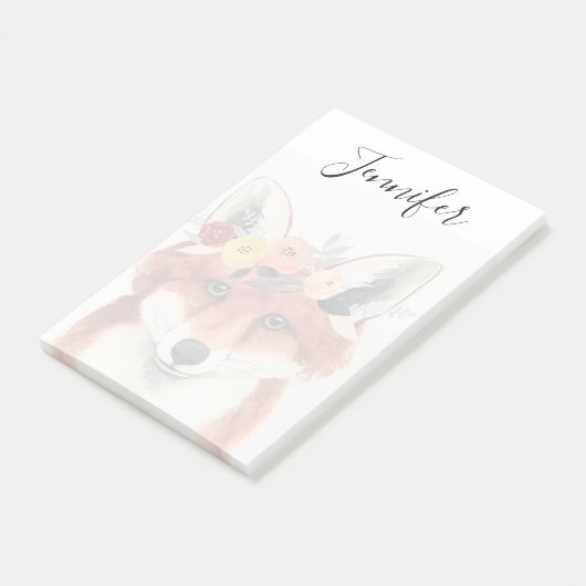 Jouw naam toevoegen | Bloemkwekerijbossen Post-it® Notes (Schuin)