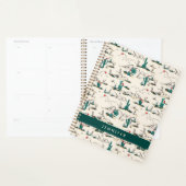 Jouw naam toevoegen | Blooming Succulents Pattern Planner (Display)
