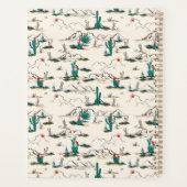 Jouw naam toevoegen | Blooming Succulents Pattern Planner (Achterkant)