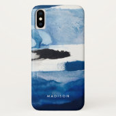 Jouw naam toevoegen | Blue Amore II Case-Mate iPhone Case (Achterkant)
