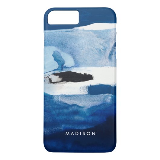 Jouw naam toevoegen | Blue Amore II Case-Mate iPhone Case (Achterkant)