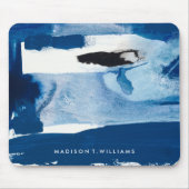 Jouw naam toevoegen | Blue Amore II Muismat (Voorkant)