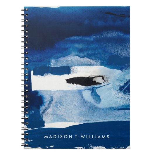 Jouw naam toevoegen | Blue Amore II Notitieboek (Voorkant)