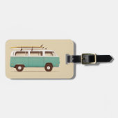 Jouw naam toevoegen | Blue Van | Florent Bodart Bagagelabel (Voorkant horizontaal)