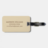 Jouw naam toevoegen | Blue Van | Florent Bodart Bagagelabel (Achterkant horizontaal)