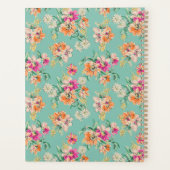 Jouw naam toevoegen | Bright Sketch Floral Pattern Planner (Achterkant)