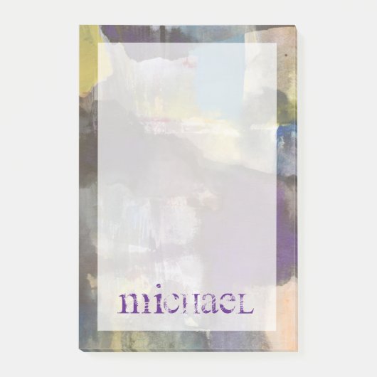 Jouw naam toevoegen | Calm Interlude Post-it® Notes (Voorkant)