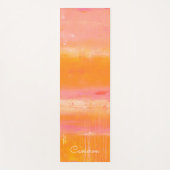 Jouw naam toevoegen | Caraïbisch luchtruim Yogamat (Voorkant)