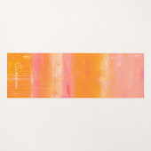 Jouw naam toevoegen | Caraïbisch luchtruim Yogamat (Voorkant (horizontaal))