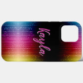 Jouw naam toevoegen Case-Mate iPhone case (Achterkant (horizontaal))