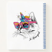 Jouw naam toevoegen | Caticorn | Zo Meowgical Notitieboek (Achterkant)