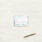 Jouw naam toevoegen | Chambray Palms II Post-it® Notes (Op bureau)