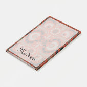 Jouw naam toevoegen | Cinnabar Suzani I Post-it® Notes (Schuin)