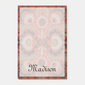 Jouw naam toevoegen | Cinnabar Suzani I Post-it® Notes (Voorkant)