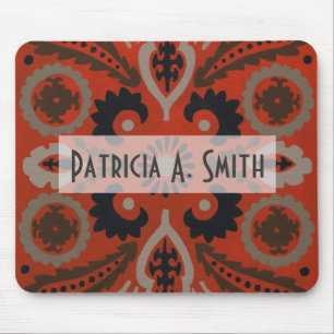 Jouw naam toevoegen   Cinnabar Suzani II Muismat