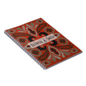 Jouw naam toevoegen | Cinnabar Suzani II Notitieboek (Rechterzijde)