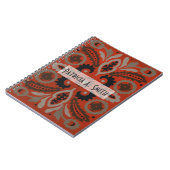 Jouw naam toevoegen | Cinnabar Suzani II Notitieboek (Linkerzijde)