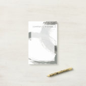 Jouw naam toevoegen | Circulaire reactie Post-it® Notes (Op bureau)