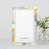 Jouw naam toevoegen | Citroenmais Briefpapier (Staand voorkant)