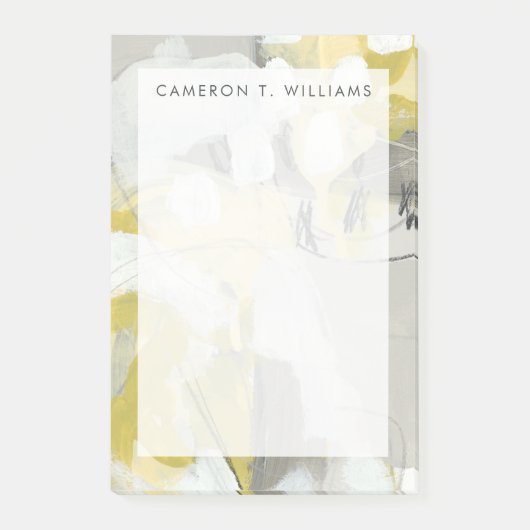 Jouw naam toevoegen | Citroenmais Post-it® Notes (Voorkant)