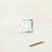 Jouw naam toevoegen | Cluster Succulenten Post-it® Notes (Op bureau)