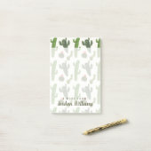 Jouw naam toevoegen | Collectie Llamarama | Cute C Post-it® Notes (Op bureau)