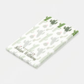 Jouw naam toevoegen | Collectie Llamarama | Cute C Post-it® Notes (Schuin)