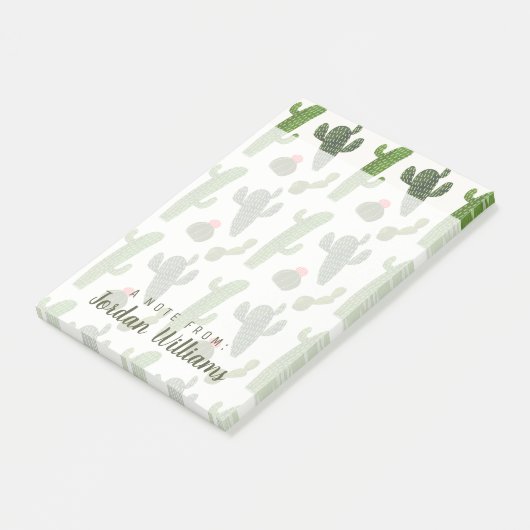 Jouw naam toevoegen | Collectie Llamarama | Cute C Post-it® Notes (Schuin)