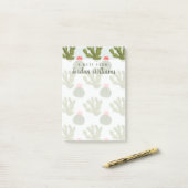 Jouw naam toevoegen | Collectie Llamarama | Cute C Post-it® Notes (Op bureau)