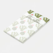 Jouw naam toevoegen | Collectie Llamarama | Cute C Post-it® Notes (Schuin)