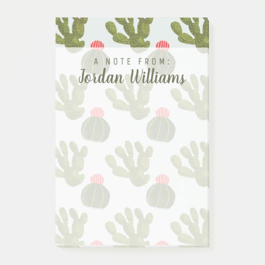 Jouw naam toevoegen | Collectie Llamarama | Cute C Post-it® Notes (Voorkant)