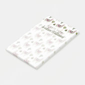 Jouw naam toevoegen | Collectie Llamarama | Cute L Post-it® Notes (Schuin)