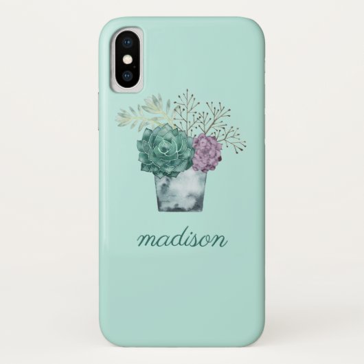 Jouw naam toevoegen | Collectie Plant geluk | Succ Case-Mate iPhone Case (Achterkant)