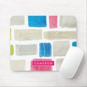 Jouw naam toevoegen | Comares III Abstract afdrukk Muismat (Met muis)