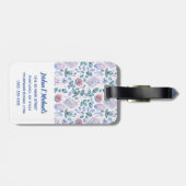 Jouw naam toevoegen | Crystals en Rozen van Unicor Bagagelabel (Achterkant horizontaal)